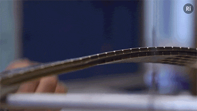 science-gifs:  Levitating Superconductor on a Möbius strip [video] h/t hilker 
