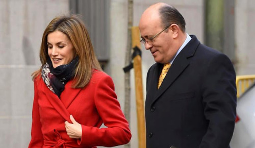 THE SOCIETY H.M. Queen Letizia of Spain and Jose Manuel de Zuleta y Alejandro, Duke of Abrantes