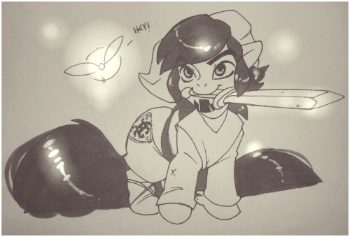 thegamercolt:So what will Gamer go as this years Halloween :3 well at lest they will all be an impruvement over hist 1st years costume….hes still got a bite markx3!