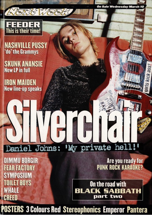  Kerrang! magazine / March 6, 1999 Daniel Johns photo by Ross Halfin