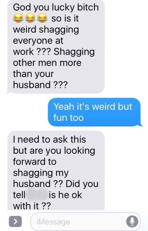 happyhusband40: More texting between my wife and her friend got to tell you I’m so excited about her