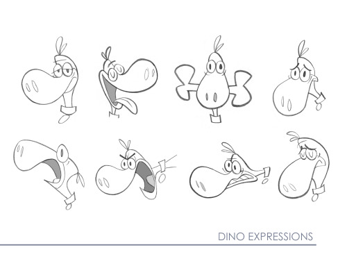 Dino turns & expressions from 2017 for the YABBA DABBA DINOSAURS main character model pack. Once