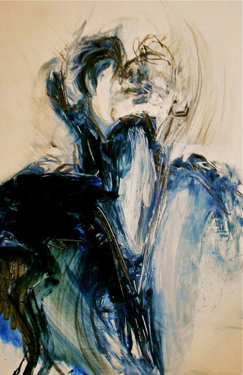 Marilyn Kalish (American, based Great Barrington, MA, USA) - From her Portraits series  Mixed Media