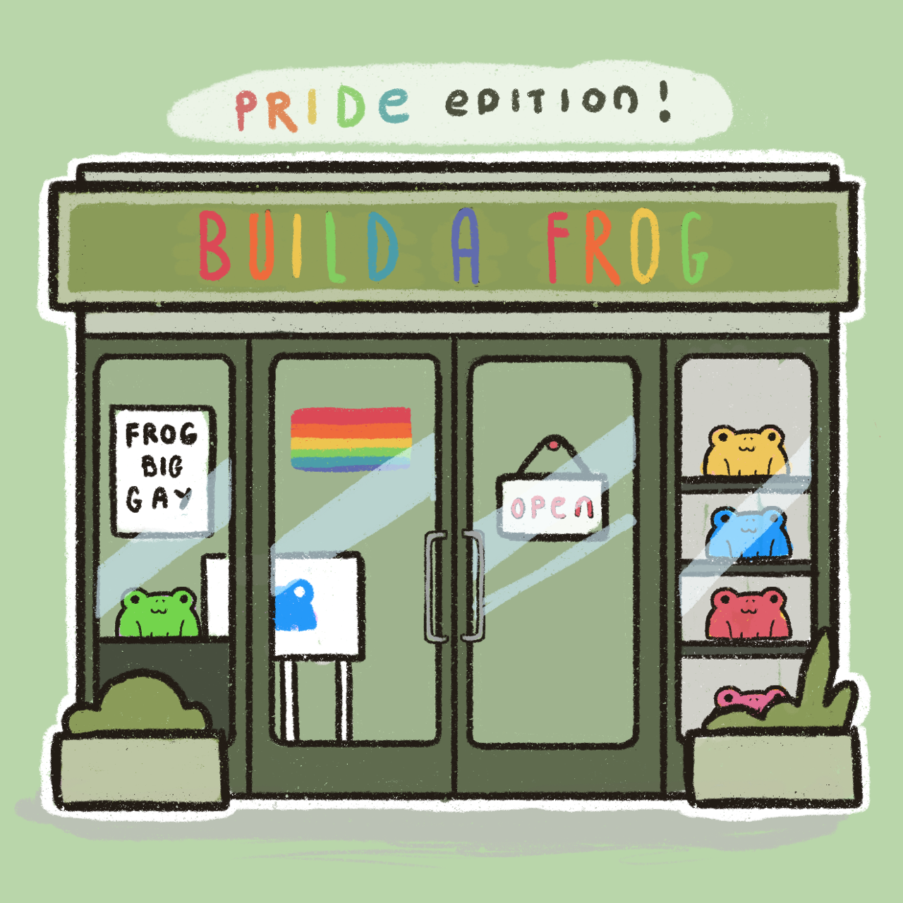 frogitivity:Welcome to Build A Frog (Pride Edition)Click here to enter