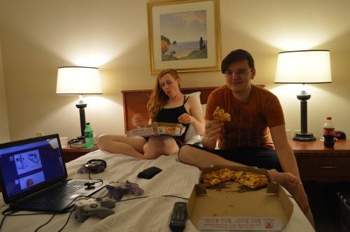 ravenshaddows: We played a round of mario party and the npc was luigi on easy , because we wanted to