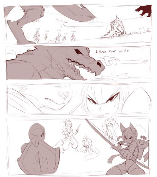 rpg-comic-idea-thing:  “The Raid” (First Chapter - WIP)  Got the okay from Patrons to show of these very Rough Sketches for a RPG like comic series I’ll be working on the side between commissions work/personal artwork.The series itself has no major