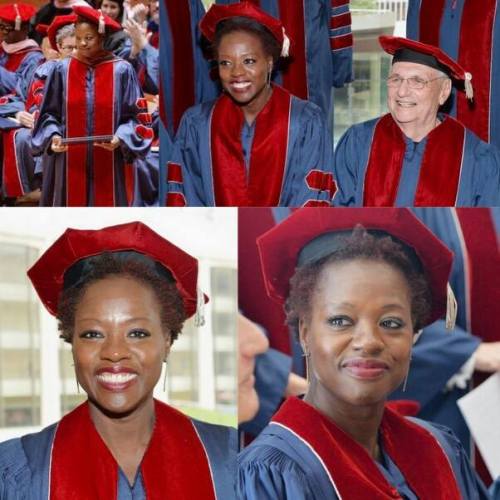 jbaines19:  Congrats are in order to Dr. Viola Davis for receiving an honorary Doctor of Fine Arts d