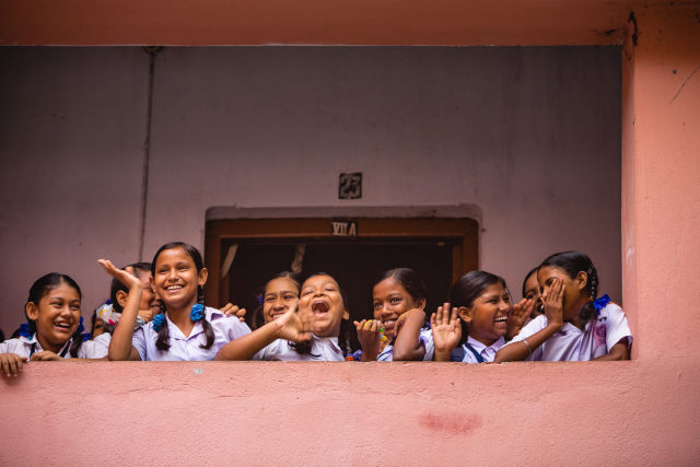 Schoolgirls at Kolkata High Schools, in and out of the classroom. Tomorrow&rsquo;s teachers,...