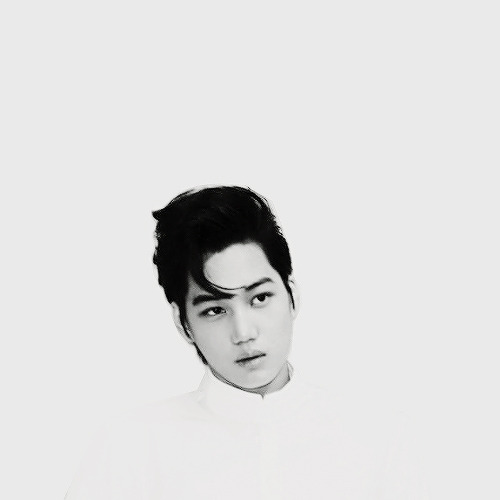 kai-laydoscope:Black and White Kim Jongin