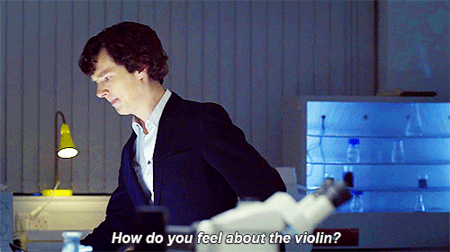 221b-loverboys:holmesillusion:Sherlock and his violinmy favourite porn