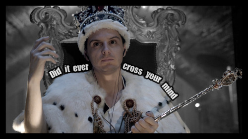 iamcrowleybitches:bbcsherlockftw:Jim Moriarty’s fate was set from the very beginning.Holy shit