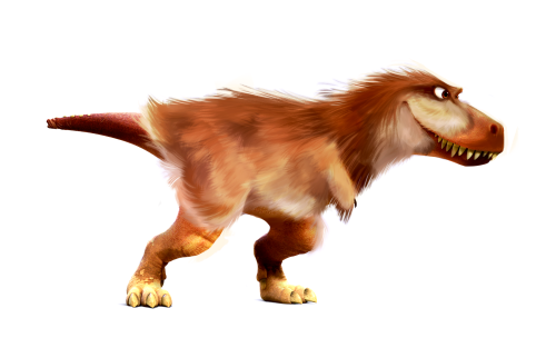 luxtempestas: my concept retake on the tyrannosaurs from the good dinosaur with a bit more paleo accuracy. honestly i really like their faces and their overall structure isn’t as fucky as the pterosaur. its just mainly the complete lack of feathers??