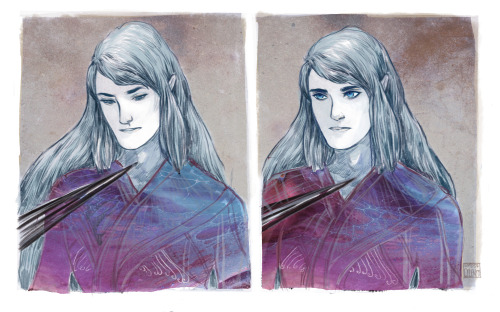 ems-uitwaaien: Fingolfin bowed before Finwe, and without a word or glance to Feanor he went from the