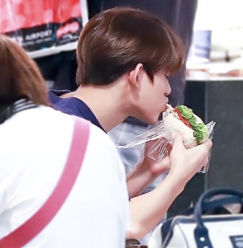 Never mind, don’t get you a man’s that looks at you the way Lucas looks at this burger