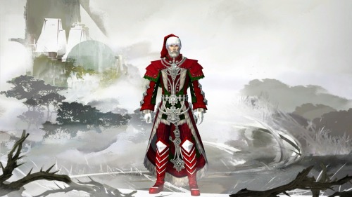 theravingnecromancer: My main is ready for Wintersday..Everyone is all “Raids this.. Raid