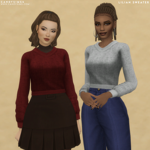 ELSA &amp; LILIAN SWEATERBoth items are second versions of other ccs that I did in the past.ABOU