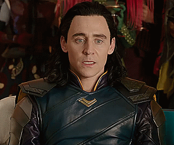 nerdy-parkerr:  Loki is me when the teacher tells us we are gonna take a surprise test and I ain’t ready Lokis face is priceless One of the best scenes in the movie