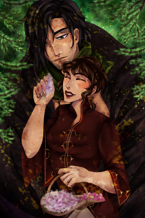 pathidoszune: My piece for @fieldsofvesuvia with @verysoftthings ‘s lovely apprentice Bellamy 