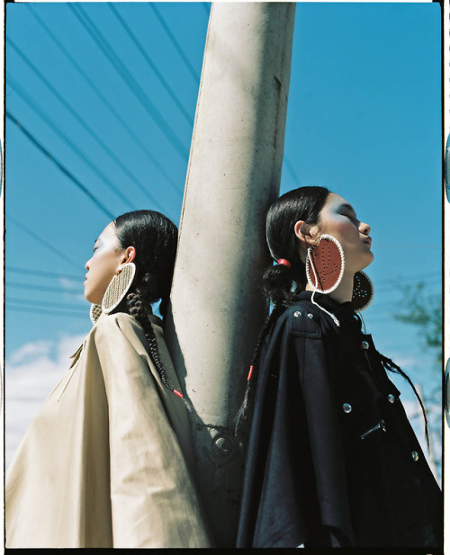 modelsof-color:Zhangyingying & 倪一凡 by Dan Beleiu for T Magazine China - November 2018