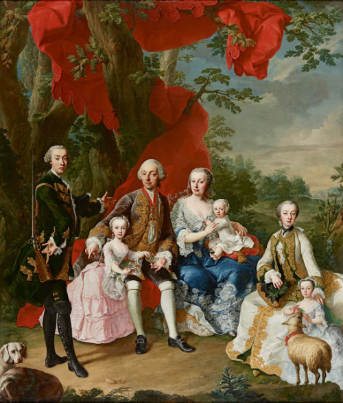 The Family of Count Nikolaus Pálffy of Erdöd by Martin van Meytens the Younger, around 1760