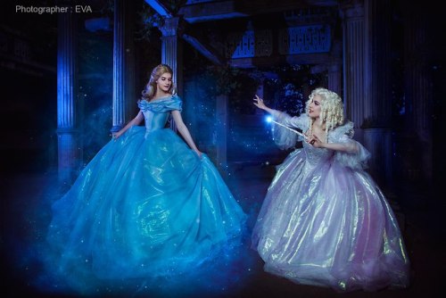 Bibbidi-bobbidi-boo!Cinderella 2015- Ella/ Fairy Godmother cosplayElla: https://www.instagram.com/tr