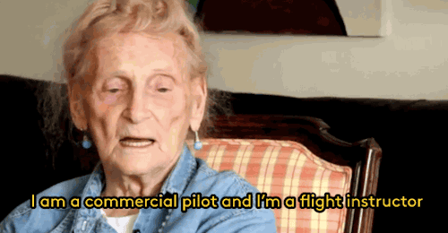 bi-trans-alliance:rainnecassidy:refinery29:This incredible 95-year-old transwoman flight instructor 