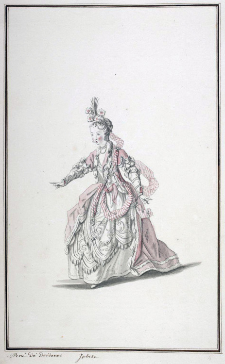 Iphise from the opera Dardanus by Louis-René Boquet, 18th c.