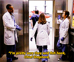 kepnerrrd:  I’m pretty sure they said fish hook, Chief Shepherd. 