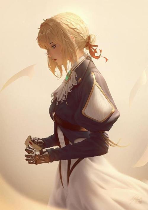 cyrail:  raikoart: Violet Evergarden Follow me on: Instagram - Twitter - deviantArt - Facebook - Patreon  Featured on Cyrail: Inspiring artworks that make your day better