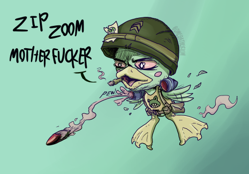 quick late-night doodle i made for the vinesauce art booru while listening to the streamit’s Sgt. Sc