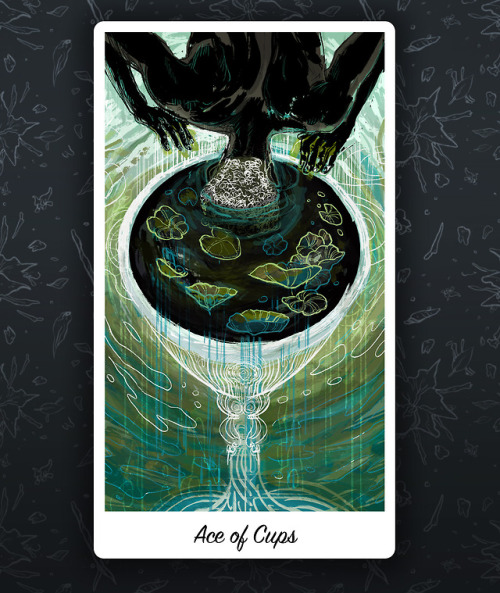 lubankotarot - The Ace of Cups - New, intense emotional...