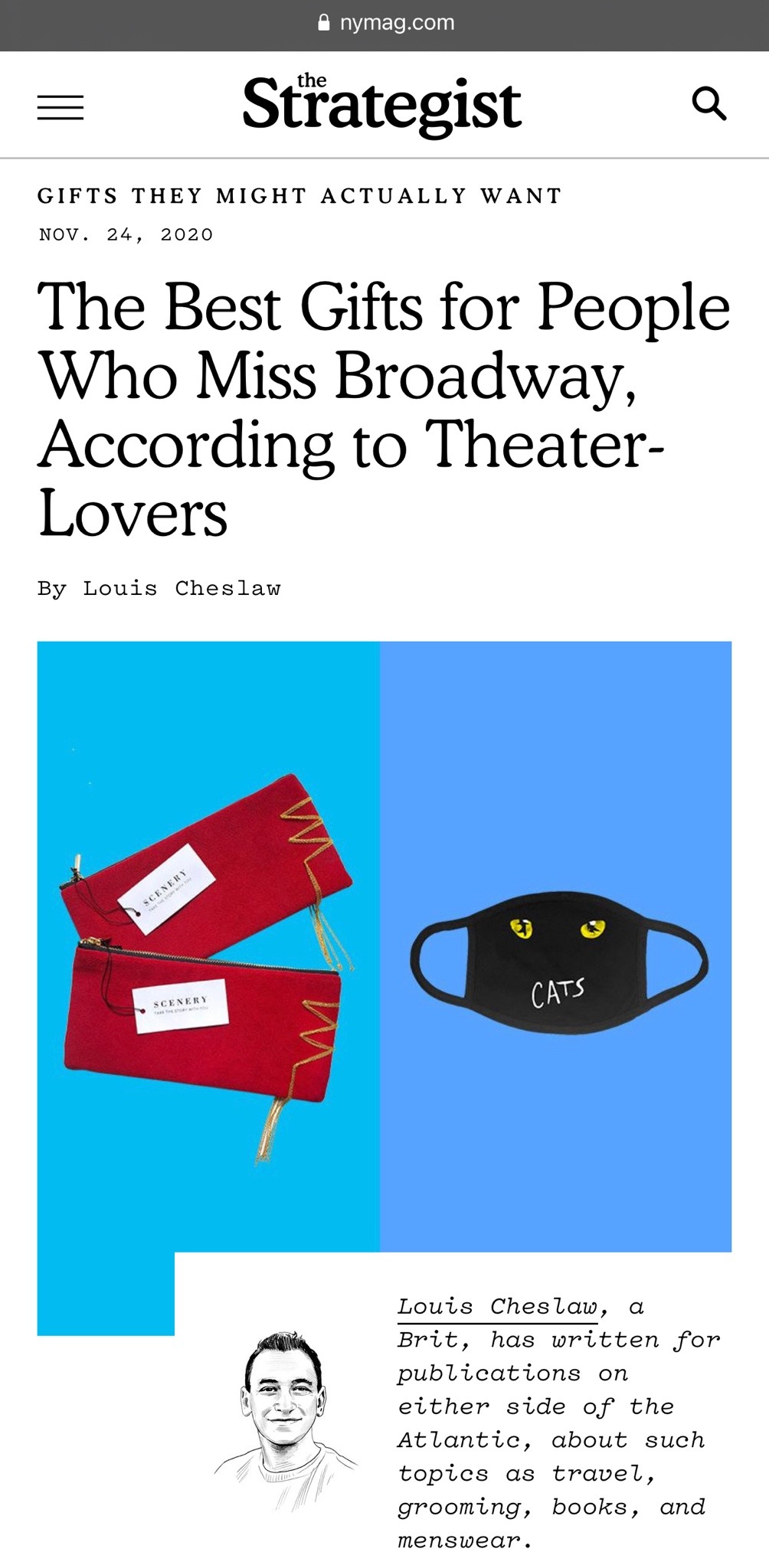 The Official Tumblr of the Critic and Playwright — The Best Gifts for People Who Miss Broadway,... pic