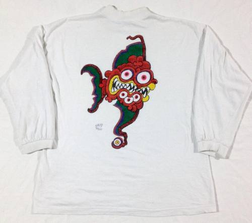 80s/90s SALEY fish monster shirt - 2/100 - Size L - $65 plus shipping #SALEY #monstershirt #monsters