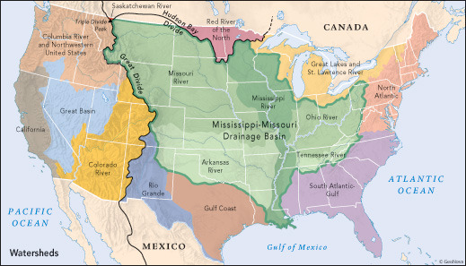 Watersheds In The United States Maps On The Web Tumblr Nci99va6Zj1rasnq9o1 540