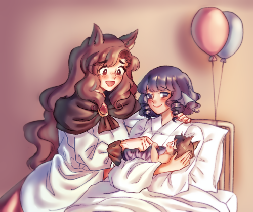 stuff i drew for touhou ship week on twitter!! it was lots of fun :)