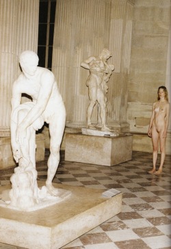 christdior:   Raquel Zimmermann in “Le Louvre” by Juergen Teller for Paradis #5 