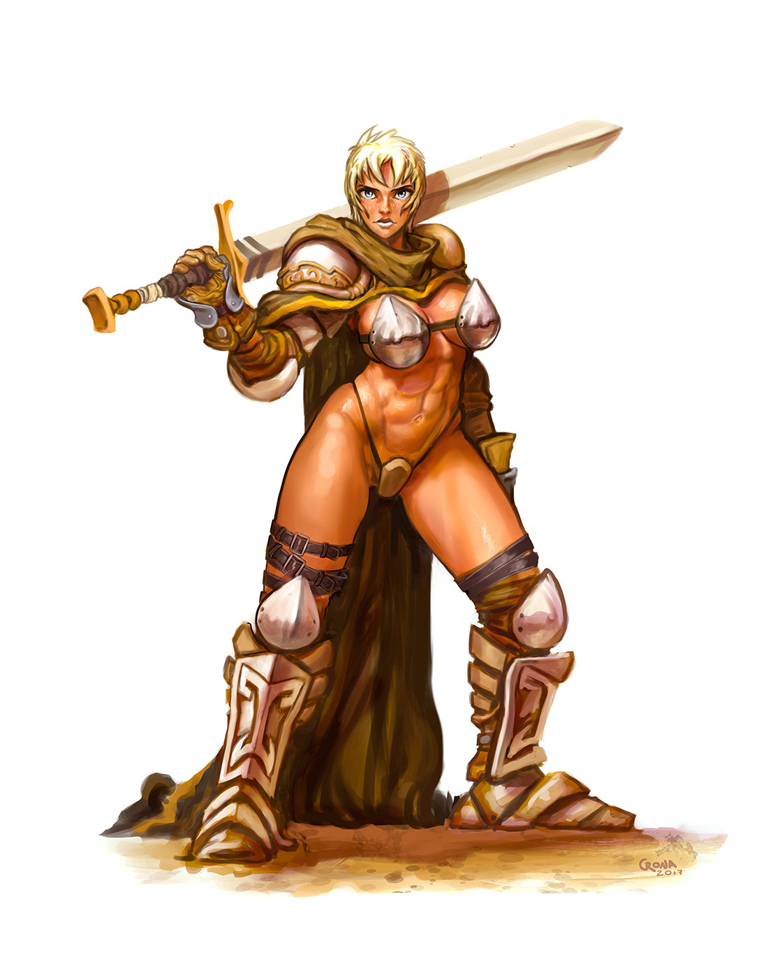 cronaxxx: My last commission. Princess Knight Sigalda.  Taking COMMISSIONS, contact: