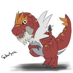 My Tyrantrum, Gabutyra, because gotta have