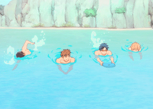   Free! Week: Day 5 ↳ Eternal Summer || 10 favourite Free! moments  As long as we live, we still have plenty more summers ahead! There's no such thing as a "last summer"!  
