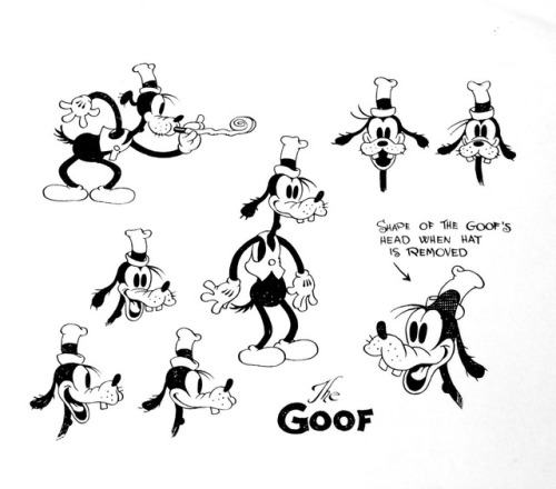 How to draw Goofy: ten model sheets from various eras with turnaround models, poses, tips and tricks