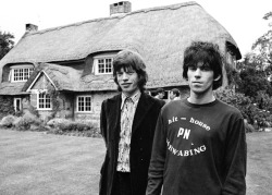 sadbarrett:  Mick Jagger and Keith Richards