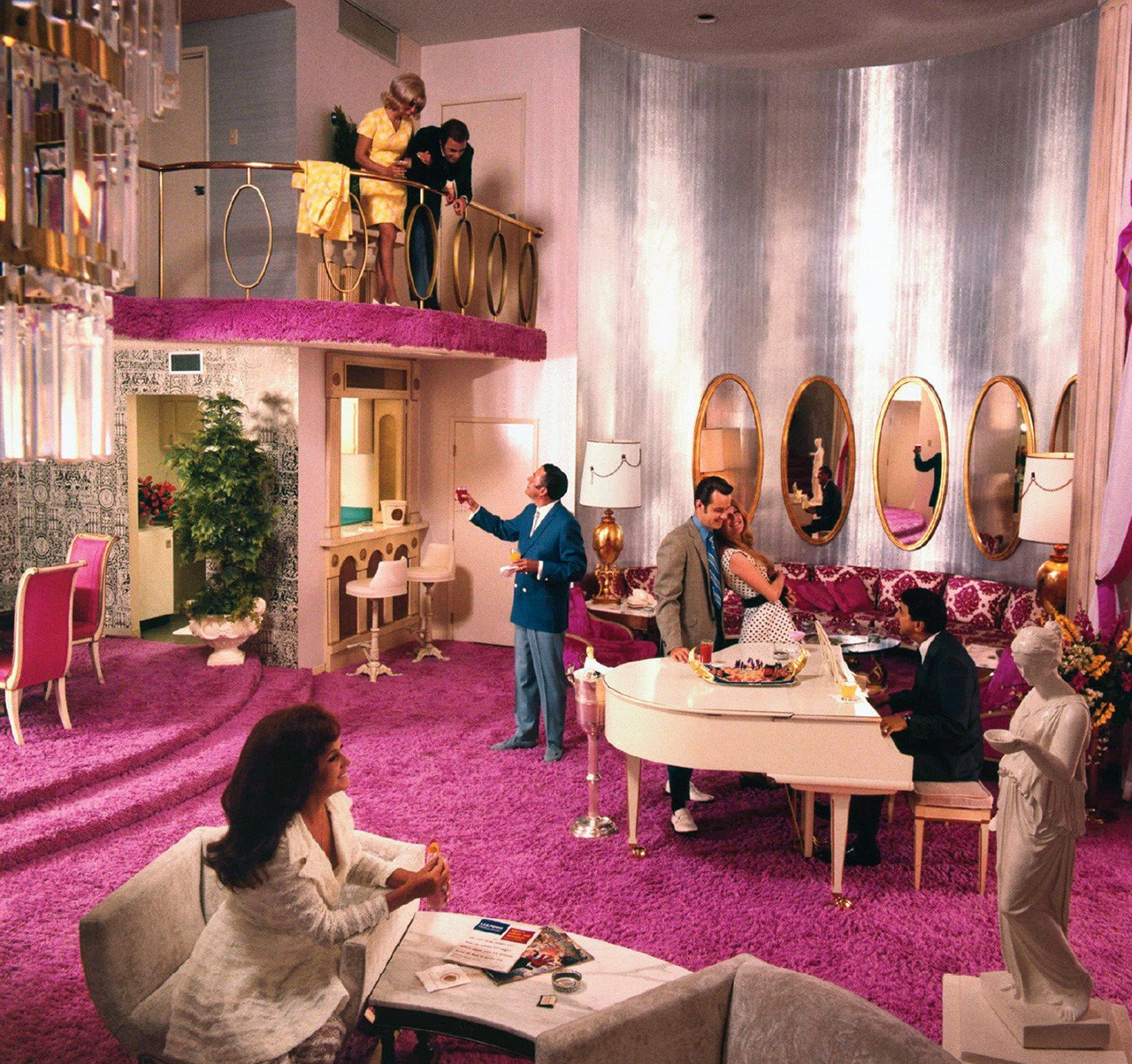 Vintage Las Vegas — Caesars Palace c. 1968. Promotional photo for