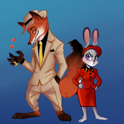 ladybajingoarts:  I watched Guys and Dolls yesterday and I couldn’t help but make the comparisons. I can finally post this because i’ve actually seen the movie now.  Wiley gambler Nick Wilde attempts to woo and wisk away the uptight, goody-two-paws