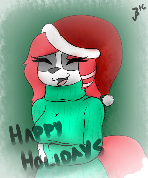 Happy Holidays, Rikki and MarbleSoda! :D———————Awww this is really cute!! thank you very much! Happy holidays for you too c: