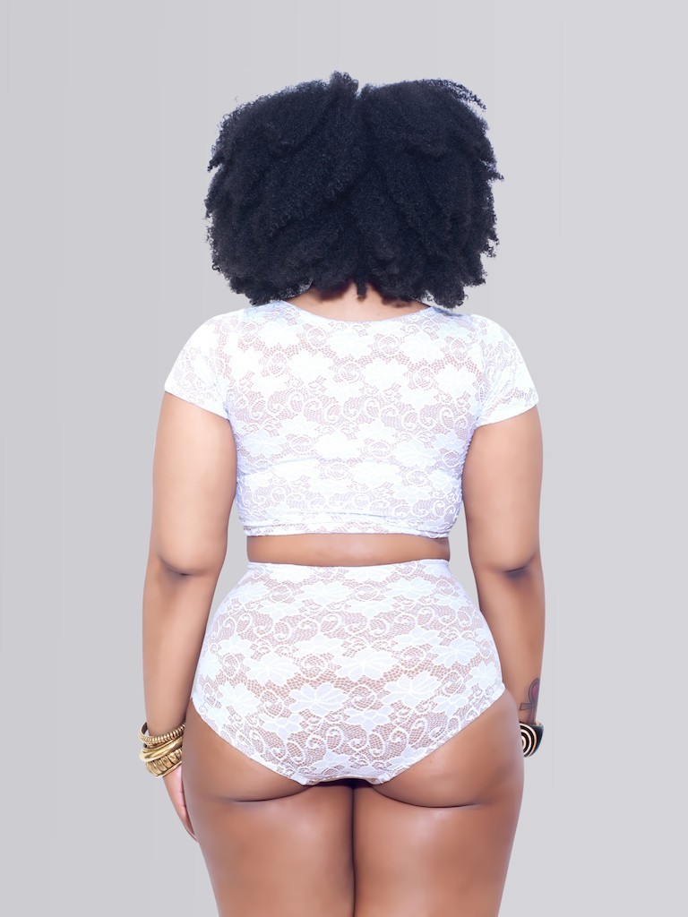 killerkurves: soul-asylum in rue107′s Kelis White Lace Crop Top &amp; Evelyn