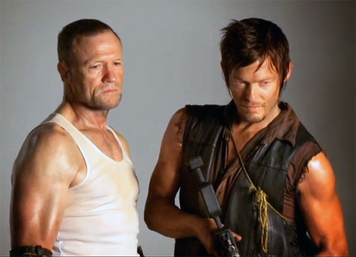 thewalking-dixon-winchesters:  Norman Reedus and Michael Rooker appreciation post! 