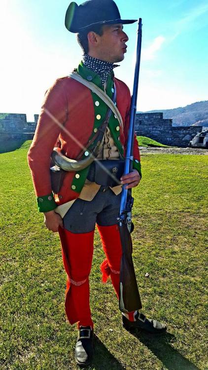 bantarleton:Recreation of a British Loyalist at Fort Ticonderoga. Tories or Loyalists were wanted de