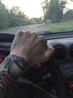 kyoslittlemonster:  Drive home with fresh ink.