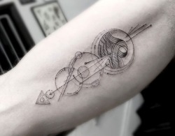 tattoos-org:  Dr. Woo: Geometric TattooSubmit Your Tattoo Here: