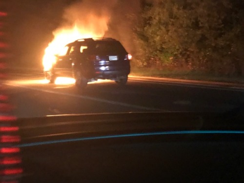 tfw the car on fire that’s holding up traffic on the Baltimore-Washington Parkway at 11:15pm on a Friday is the GMC version of the Buick you’re driving….